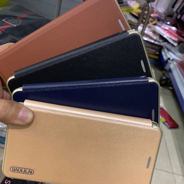 Bao da samsung j7 pro trơn màu chính hãng