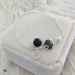 Lắc tay hồ ly bạc ta