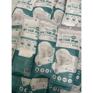 1 thùng khẩu trang 4d kf94 an tâm mask 300 chiếc