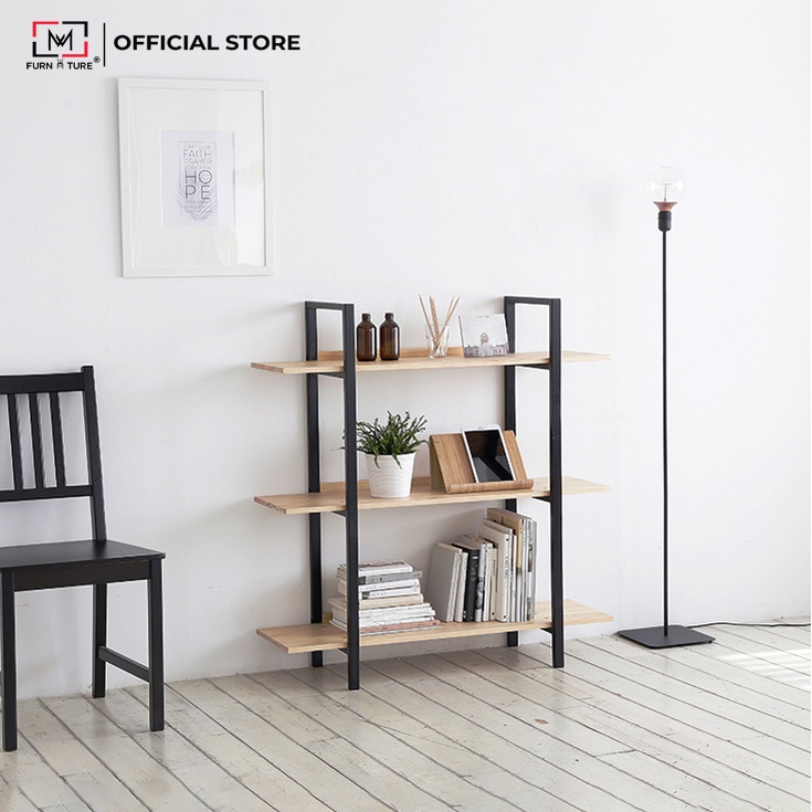 Kệ sách trang trí đa năng Hàn Quốc 345 tầng nhiều màu - B bookshelf - thương hiệu MW FURNITURE