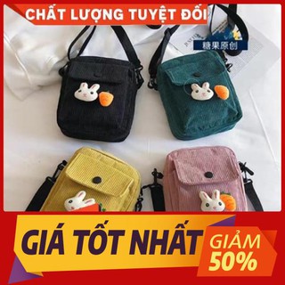 Freeship túi xách tote vải canvas đeo chéo đi học tuzi tv40