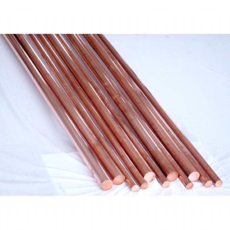 Cọc đồng đỏ tiếp địa D16 mm dài 2.4 m