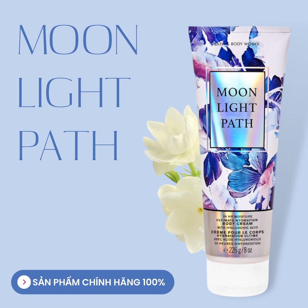 Kem Dưỡng Da Bath & Body Works Moonlight Patht Tăng Cường Độ Ẩm Chai 226ml