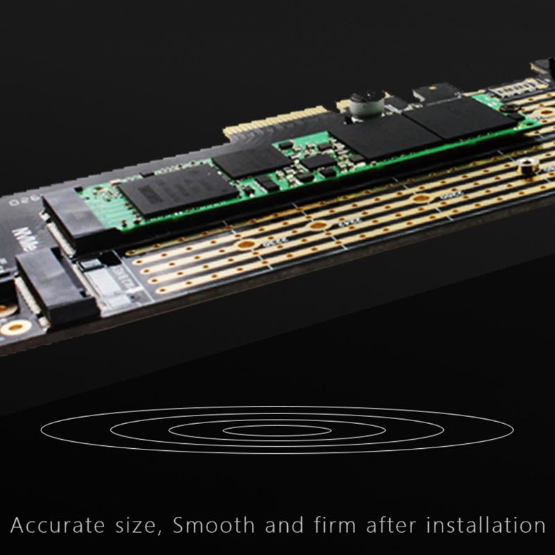 Thẻ Chuyển Đổi M.2 NVMe SSD Sang PCIe 3.0 X4 X8 X16 32Gbps SSD PCI