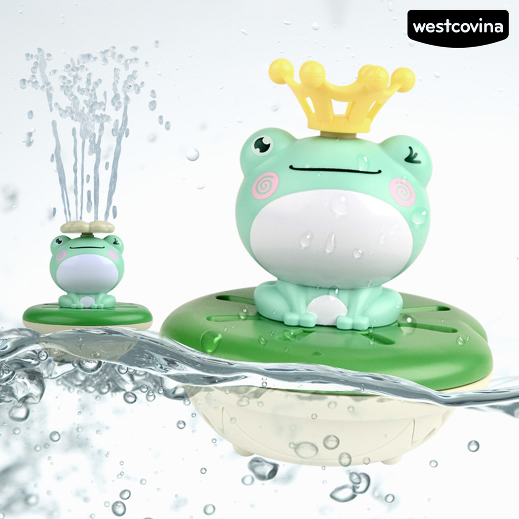 Phương Tây♋Đồ Chơi Xịt Nước Hình Chú Ếch Hoạt Hình Đáng Yêu Cho Bé Khi Tắm