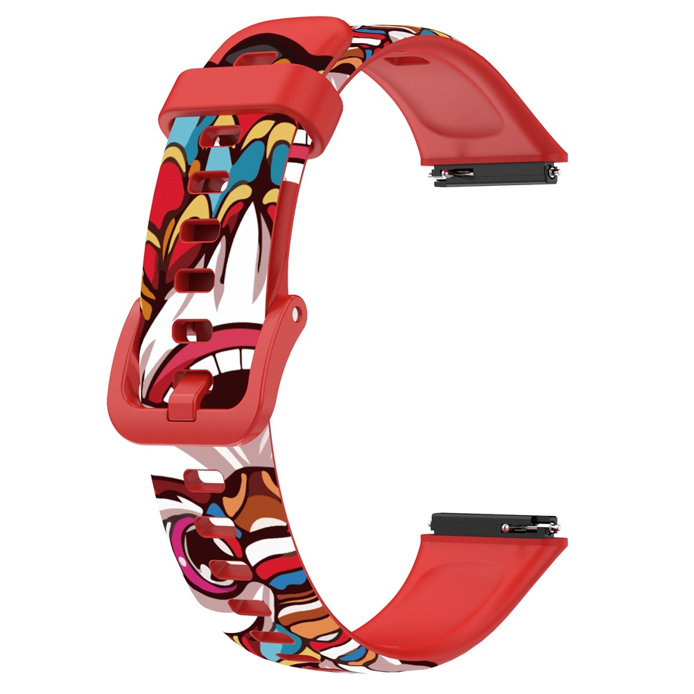 Dây Đeo Thay Thế Chất Liệu TPU In Họa Tiết Cho Đồng Hồ Huawei band 7