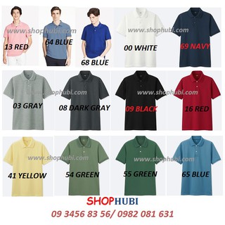 Áo polo nam công nghệ khô thoáng UNIQLO Nhật 2018