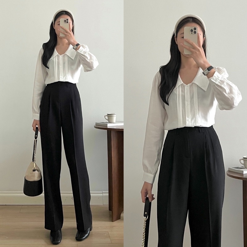Áo sơ mi li dọc (DD1820) _ A0365