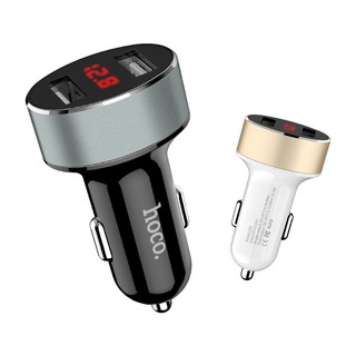 Cốc sạc xe hơi hoco z26 2 usb chính hãng