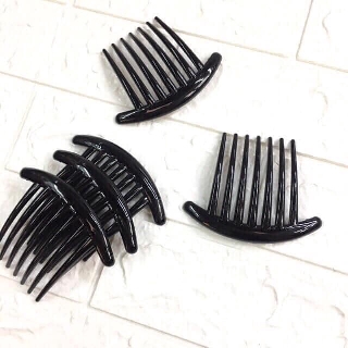 xược búi french twist- xược búi tóc tiếp viên hàng không mẫu đen trơn