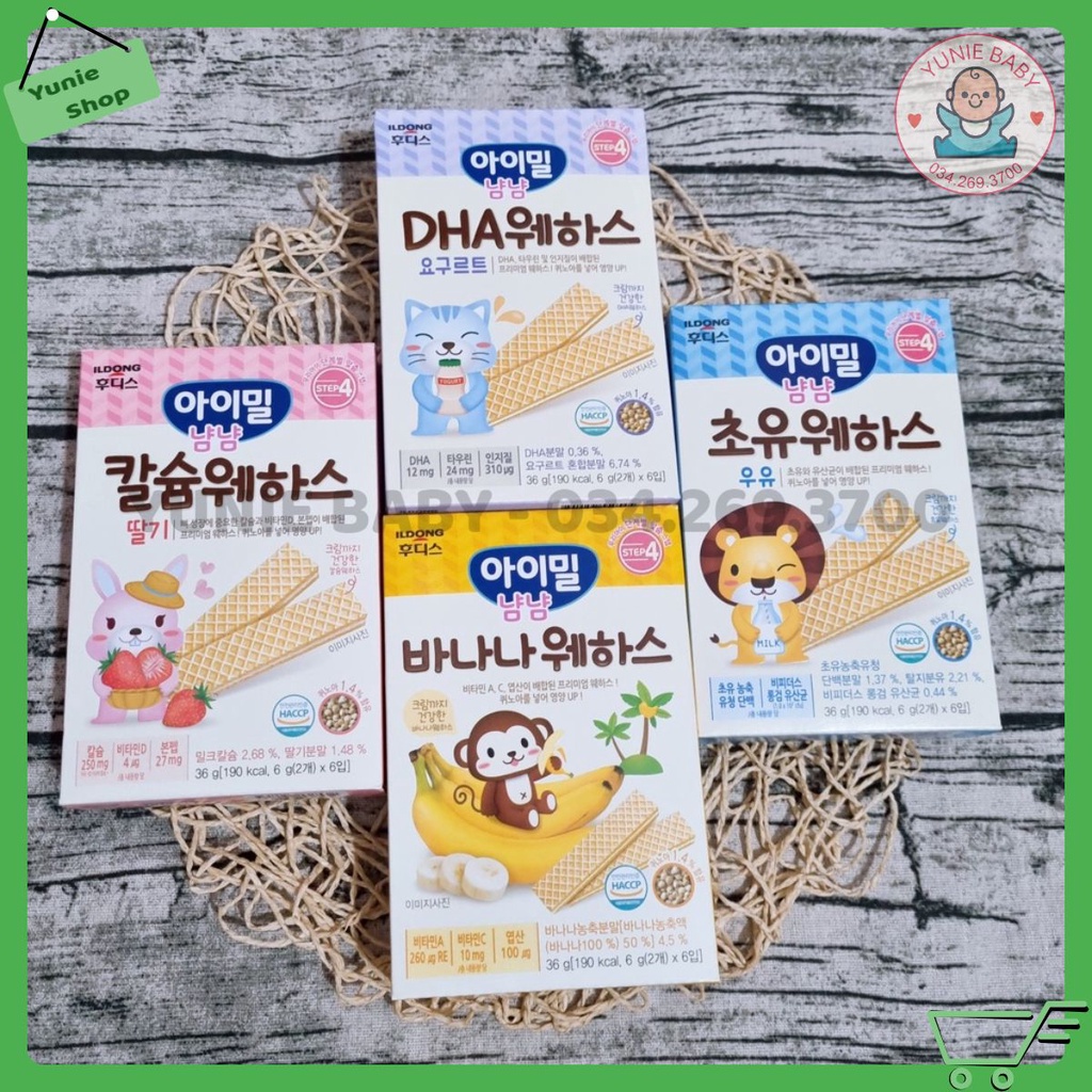 Bánh xốp ildong Hàn Quốc cho bé