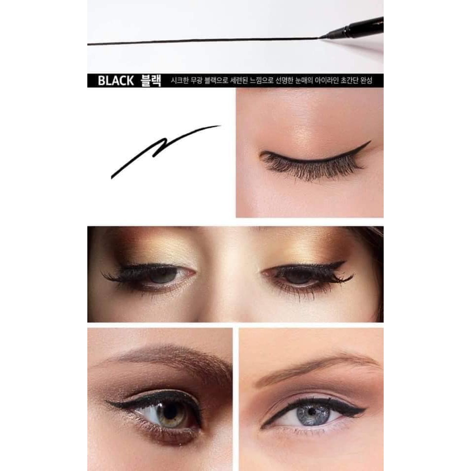 Bút kẻ mắt nước Wang Bit Na. Chì kẻ mắt Hàn Quốc nét mảnh, chống thấm nước, lâu trôi | BigBuy360 - bigbuy360.vn