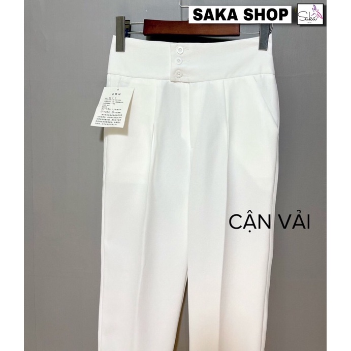 Quần tây nữ công sở dáng baggy 3 nút gài thiết kế đep vải dày dặn 3NL651