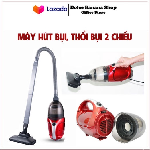 Máy hút bụi cầm tay 2 chiều Mini Vacuum Cleaner JK-8 màu đỏ