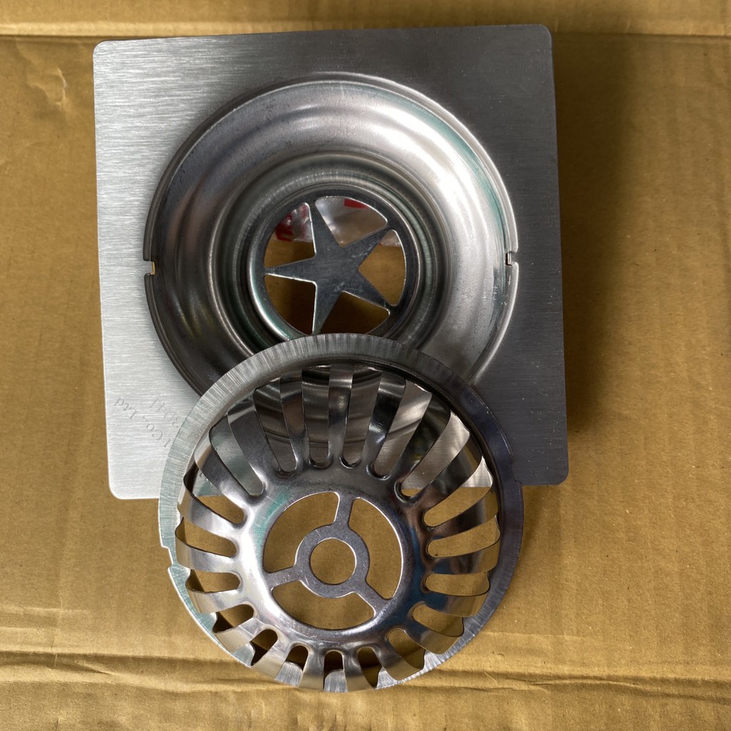 Cầu thoát nước sân thượng ban công inox 304 100% loại tốt hàng đẹp dày 1.5 ly