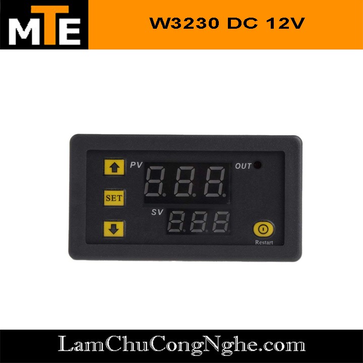 Bộ điều khiển nhiệt độ kỹ thuật số W3230 DC 12V