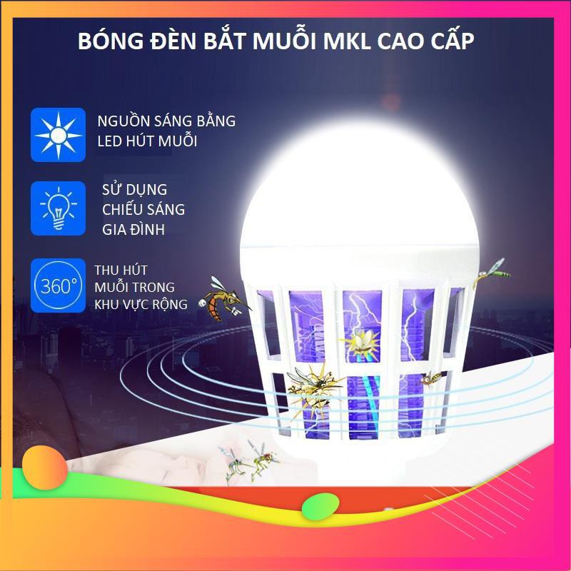 ĐÈN BẮt MUỖI THÔNG MINH ❤️MẪU MỚI❤️BÓNG ĐÈN BẮT MUỖI MKL