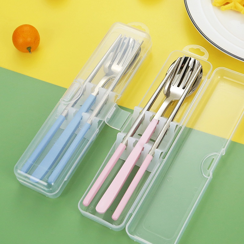 Bộ Muỗng Đũa Nĩa Bằng Thép Không Gỉ 304 Cao Cấp