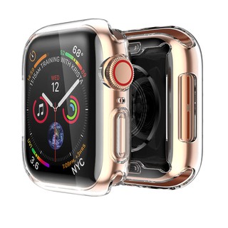Ốp Tpu Bảo Vệ Mặt Đồng Hồ Thông Minh Apple Watch Series 5 4 3 2 Case 42mm 38m 40mm 44mm Cho Iwatch 4 44mm