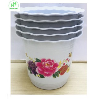 5 Chậu Nhựa Trồng Hoa,Cây Cảnh Hình Tròn BB 260x230 CN
