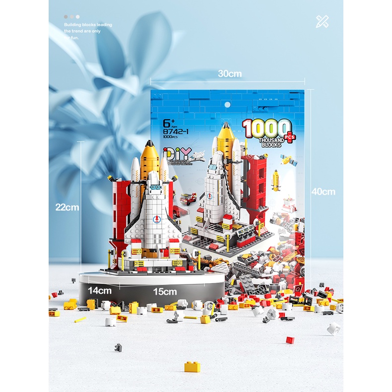 Đồ chơi thông minh tàu vũ trụ phi hành gia 886 chi tiết