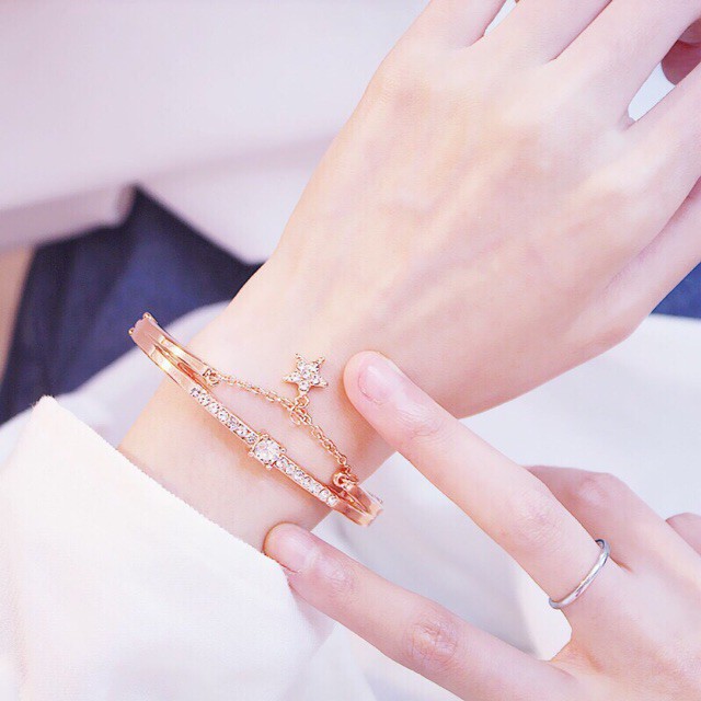 Lắc tay đính đá ❤️ giảm thêm khi mua đồng hồ❤️ quà tặng cực chất