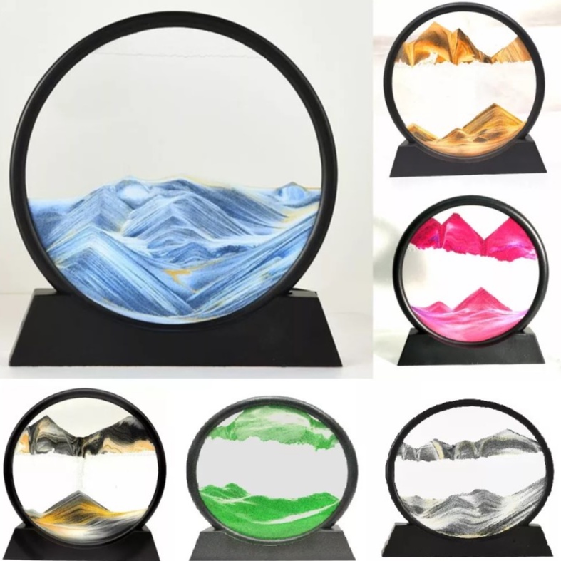 【Kloware】Tranh cát lún chuyển động 3D phong cách nghệ thuật trang trí không gian trang trí nội thất bắt mắt