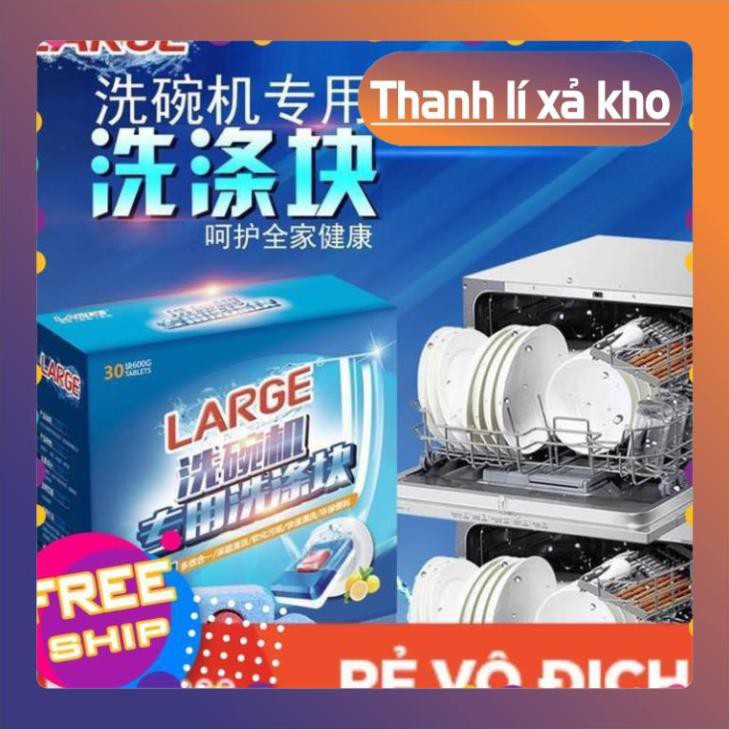 [Diệt Khuẩn] Viên rửa chén LARGE 5in1 ,Siêu Sạch,Siêu Tiết Kiệm