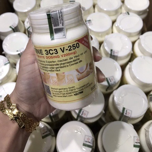 Kem kích trắng da body Abutin 3c3 Thái Lan  200GR+Kem Kích Trắng Abutin HỒNG Thái Lan 250g-CHÍNH HÃNG-CÓ TEM