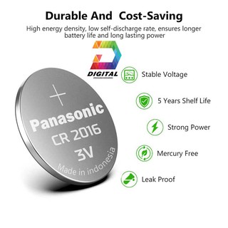 Pin Cmos Panasonic CR2016 Lithium 3V Chính Hãng