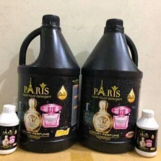 1 thùng nước giặt 4 can tặng kèm 4 chai nhỏ.