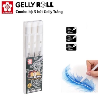 GEL TRẮNG SAKURA ROLL(ĐỦ CỠ)
