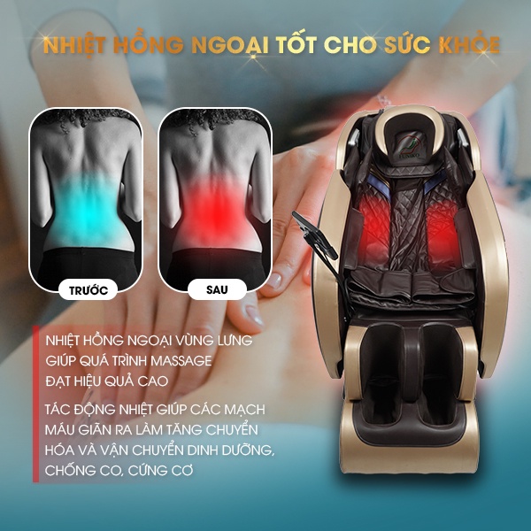 Ghế massage toàn thân,Funiko F11 4D di chuyển,bảng điều khiển tiếng việt massage trị liệu toàn thân bảo hành 10 năm