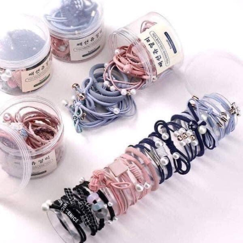 Hộp cột tóc 24 món