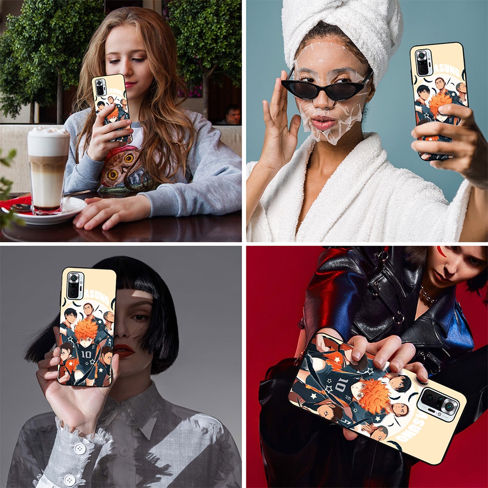 Ốp Điện Thoại Mềm Hình Anime Haikyuu Cho Redmi 10C 10 9C 8A 7A 7 Mi 12