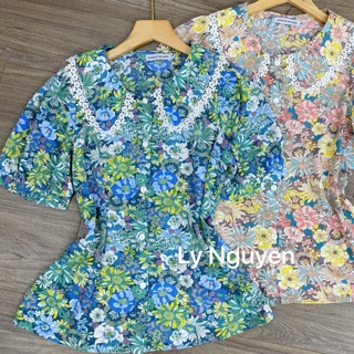 ÁO SƠ MI HOA CÔNG SỞ SIÊU ĐẸP (ẢNH THẬT 100%)