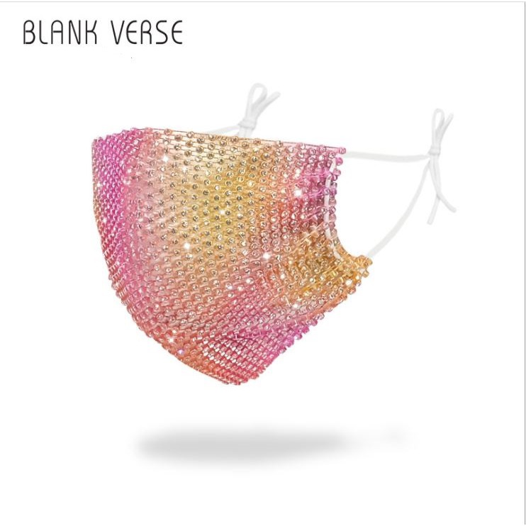 [HÀNG MỚI VỀ] Khẩu Trang Đính Đá Pha Lê Kim Sa Lấp Lánh Kim Tuyến Khẩu Trang Hot Trend Tiktok Sắc Màu Nhiều Màu | BigBuy360 - bigbuy360.vn