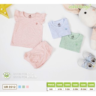 Bộ quần áo ba lỗ Uala Rogo petit bé trai/gái UR3512