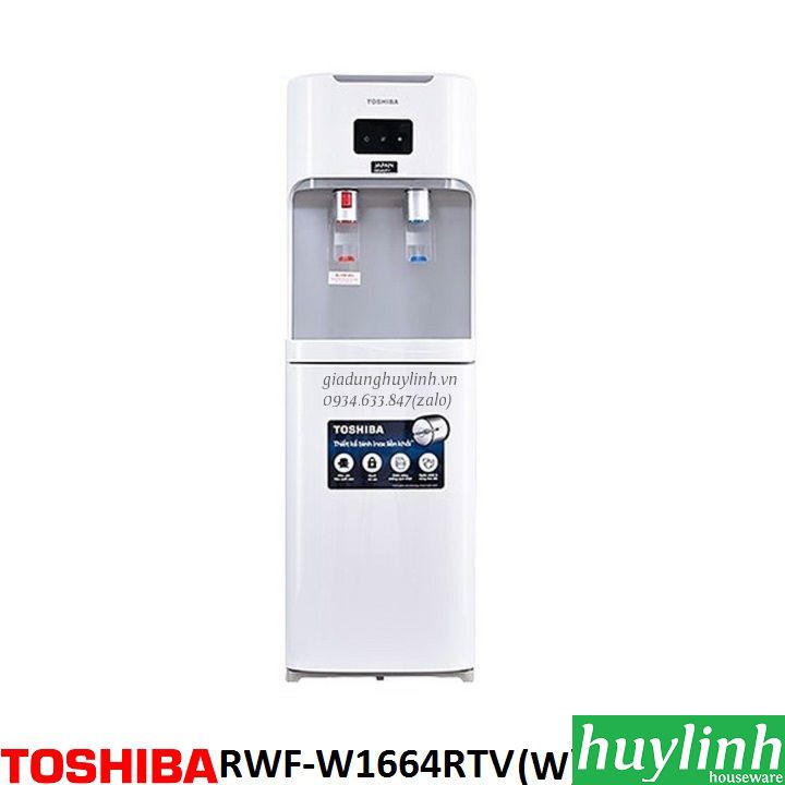 Cây nước nóng lạnh Toshiba RWF-W1664RTV(W) - Màu trắng - Có ngăn mát