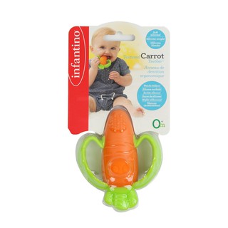 Gặm nướu hình cà rốt mềm Infantino 216216