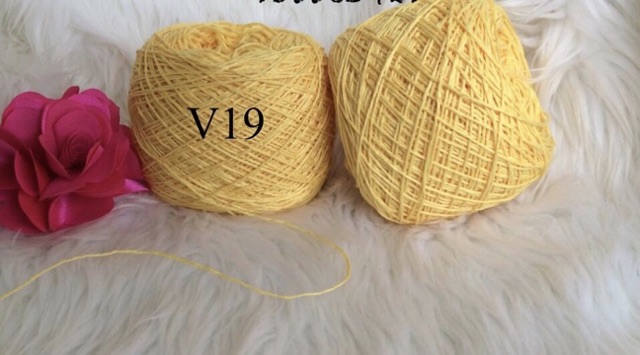 Chỉ móc sợi cotton hàng Việt Nam cỡ 1mm