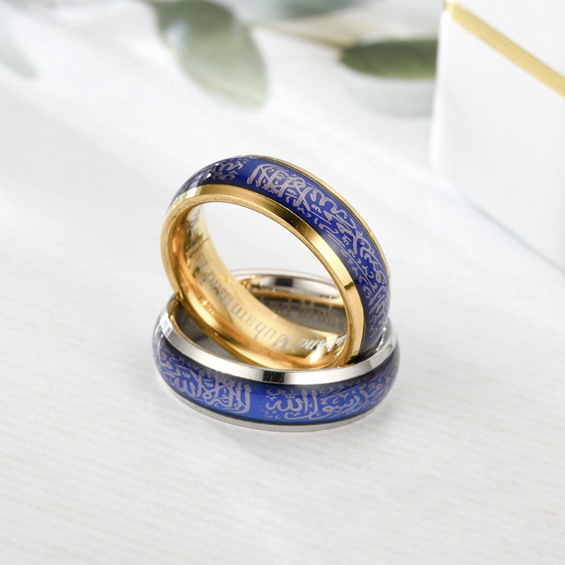 Nhẫn kim loại có thể đổi màu theo nhiệt độ độc đáo