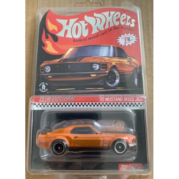 Xe Hot Wheels RLC ‘70 Ford Mustang Boss 302