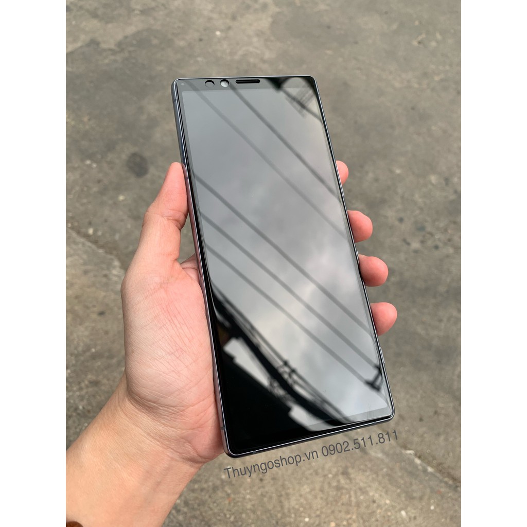 Kính cường lực full màn hình Sony Xperia 1 Mark II / Xperia 1 / Xperia 5 / Xperia 5 II - Keo 100% toàn màn hình