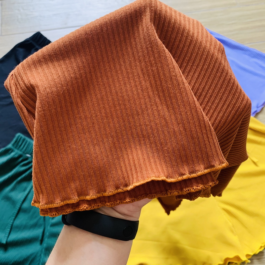 Quần Đùi Ngủ Mặc Nhà Nữ, Vải Gân Mịn Mát Loại 1 - Tharo Clothing