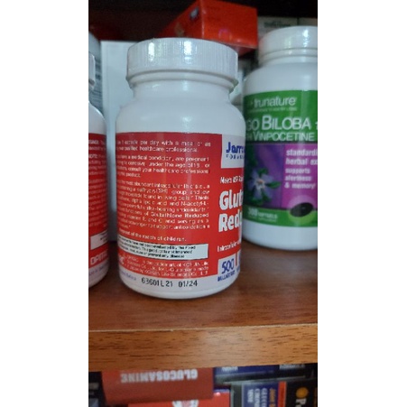 Viên uống hỗ trợ trắng da Glutathione 500mg hộp 60v date 2024 | Thế Giới Skin Care