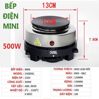 Bếp điện mini 500W