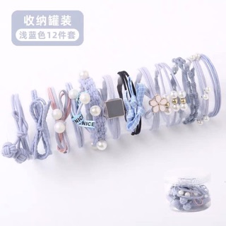 Set 12 dây cột tóc