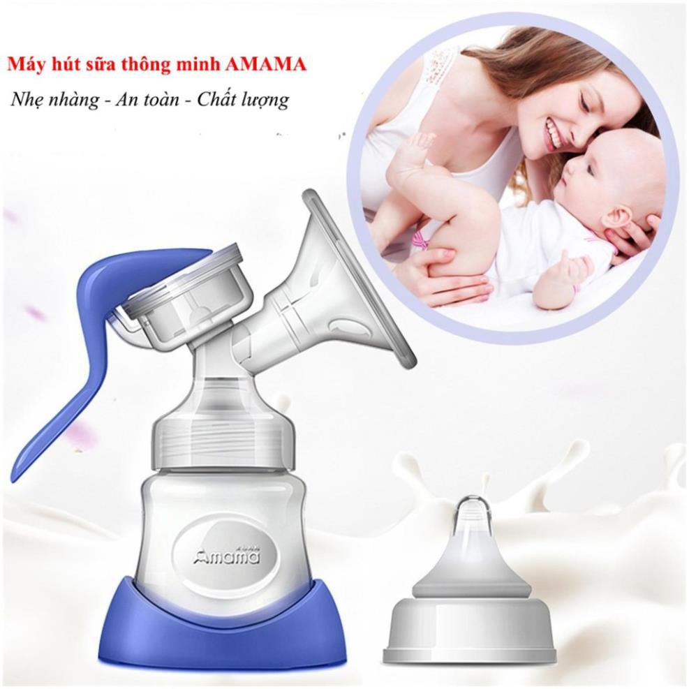 Máy vắt sữa cầm tay,Máy vắt sữa Amama hút sữa bằng điện ,công nghệ Nhật Bản,BH 1 năm 1 Đổi 1