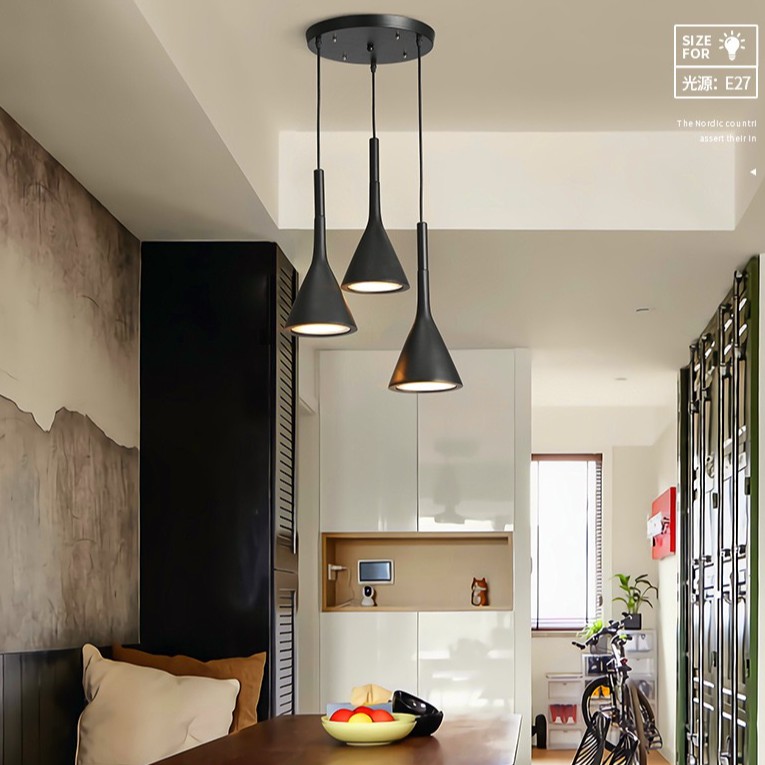 Bộ 3 Đèn Thả Bàn Ăn Cao Cấp - Đèn Trang Trí Bàn Ăn EU-355